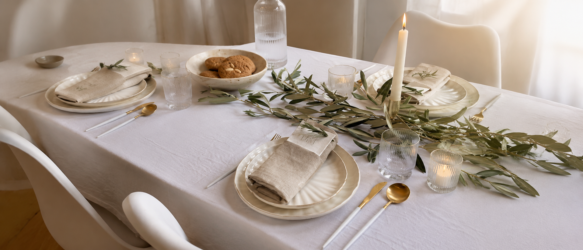 Wine glasses and barware arranged for an elegant gathering