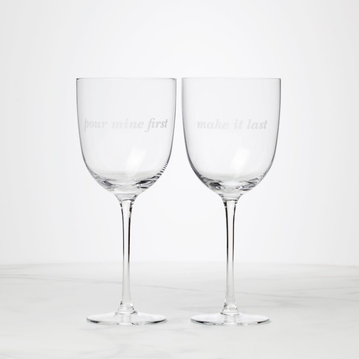 Modern Wine Glasses - Set of 2